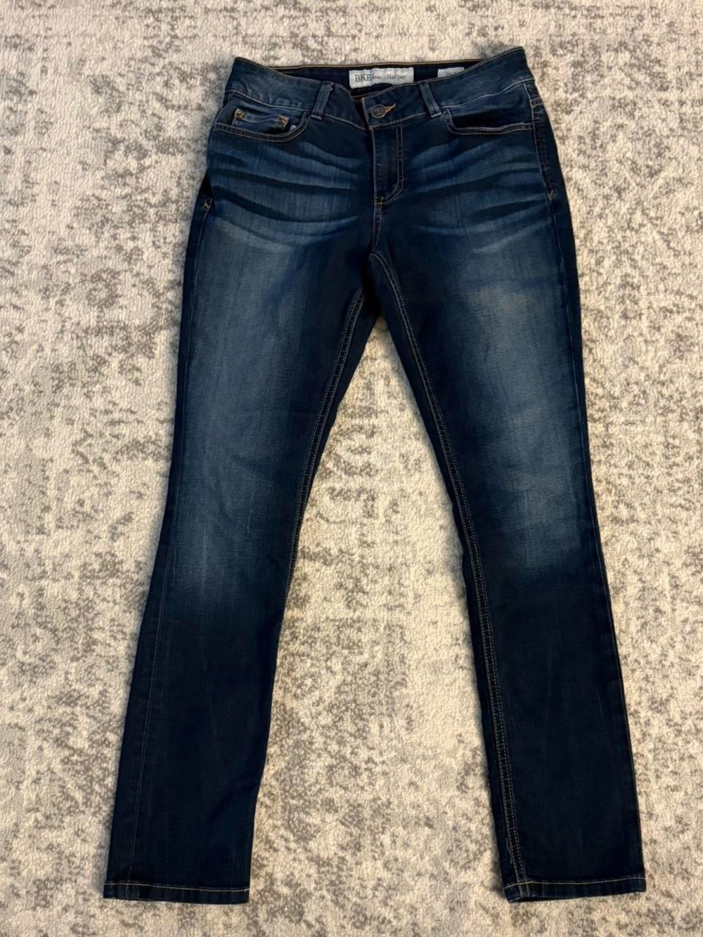 Women’s 29R BKE Harper Fade Dark Wash Blue Jeans